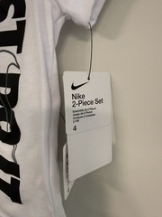Nike Kids Just Do It 2-Piece T-Shirt and Shorts Set Size 4