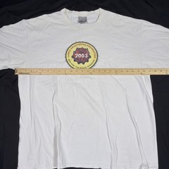 Lance Armstrong Foundation 2003 Rise For The Roses Nike T-Shirt Size Xl White