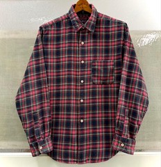 Engineered Garments Intermediates Tartan Flannel Shirt M White/Red/Green Used