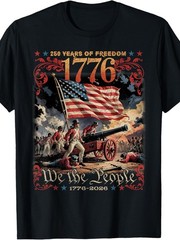 USA 250th Anniversary T-Shirt | 1776-2026 We The People Patriotic Tee