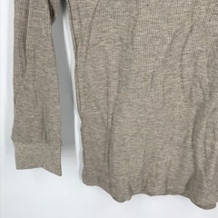 Jachs Shirt Mens XL Extra Large Long Sleeve Thermal Waffle Casual Sleep Brown