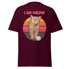 I Go Meow Funny Cute Cat Lover T-Shirt
