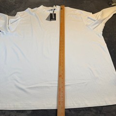 Murano Liquid Luxury Mock Neck Shirt Mens 4XB White Big and Tall Cotton
