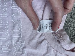 Crumbl Crumble Cookie Pink Crew Shirt Small XX