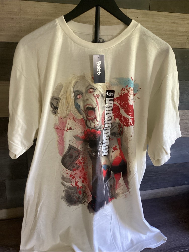 NWT DCeased Comics Harley Quinn Zombie Graphic T-Shirt XL