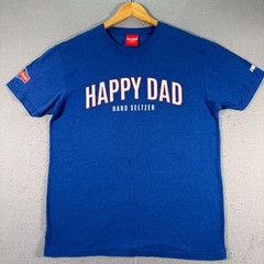 Happy Dad Full Send T-Shirt Adult Large Blue Nelk Boys Graphic Logo YouTube
