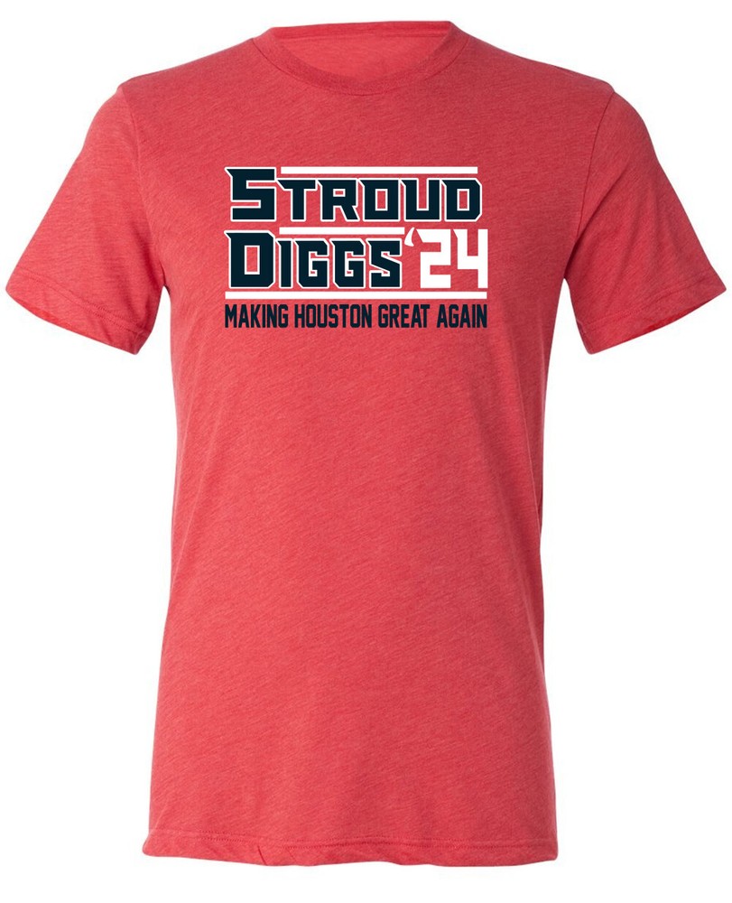 Triblend CJ Stroud Stefon Diggs 2024 jersey Shirt