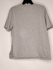 Caribbean Mens Size Medium Color Grey Short Sleeves Graphic Crew Neck T Shirt