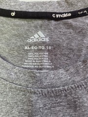 Adidas Shirt Mens XL Gray Short Sleeve Climate Workout