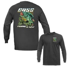 Bass Fishing Is Life Outdoor Sports Long Sleeve T-Shirts