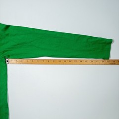 Two Apple Shirt Mens L Green Employee Short Sleeve Logo Leave The World Better