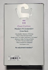 Tommy John Cool Cotton Crew Neck Undershirt Modern Fit – Medium – BLACK – 2-Pack