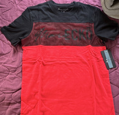 Marc Ecko Cut & Sew Men’s Black/Red Logo Graphic Print Crew Neck T-Shirt
