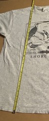 VTG Cape Cod Nature Shore Birds Shirt Men XL Gray Short Sleeve Bird Watchers