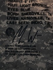 Morgan Wallen Camo Wanted Shirt BRAND NEW Men’s Medium