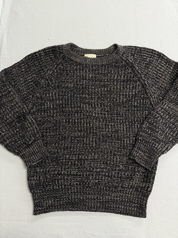 Vintage Palermo Men’s Knitted Sweater Dark Tri-Color – M