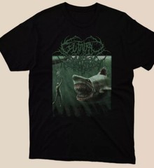 NWT Guttural Slug – Megalodon Classic Mens Black Tshirt Size S to 5XL