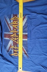 Vintage Y2k Def Leppard T Shirt Bay Island Sportswear Men’s XL Blue