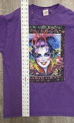 Vtg Mardi Gras T Shirt XL New Orleans 1999 ANDREA MISTRETTA Graphic Heavy Tee