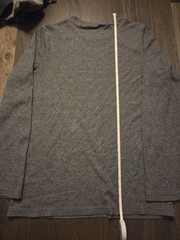 Men’s Hanes Ultimate X-Temp Thermal Crew Neck Long Sleeve – Used M Medium Gray
