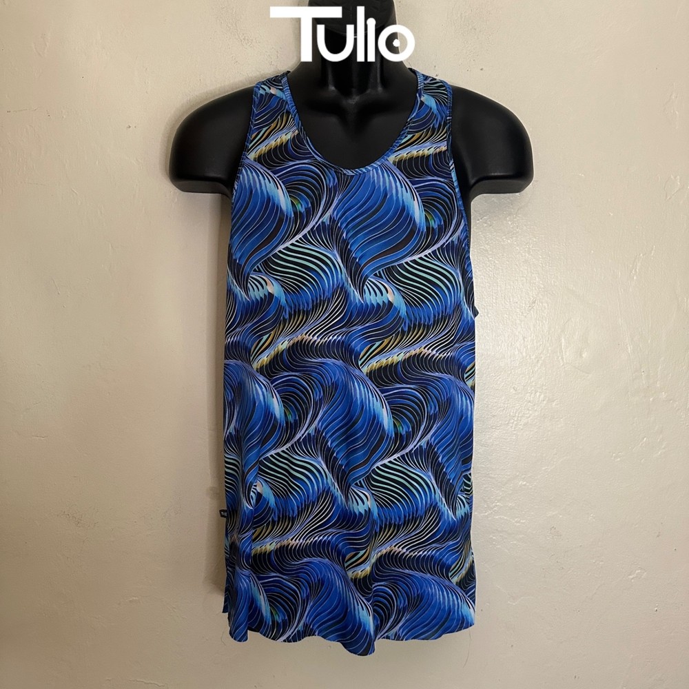 Tulio Tank Top Medium Gently worn 100% polyamide 19″ armpit to armpit