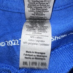 The Late Show With Stephen Colbert “IS POTATO” T-Shirt Blue Size 2XL
