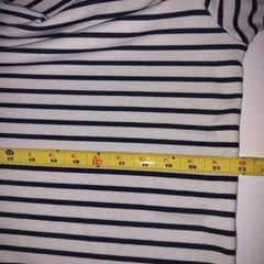 Reiss Mens XL Striped Short Sleeve T-Shirt Navy Blue White Crew Neck Brentford