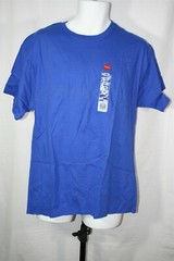 942X09 Hanes Men’s ComfortSoft T-Shirts 2-Pack LG Blue