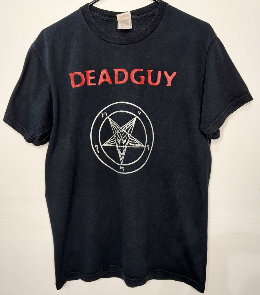 Deadguy Shirt M Death To False Metal Baphomet Pentagram Hardcore Punk Metal 90s