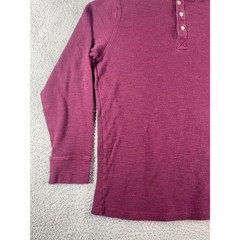 Goodthreads Shirt Mens XL Red Maroon Long Sleeve Waffle Knit Comfort Casual