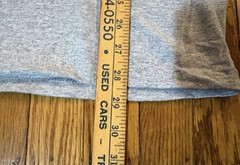 Supreme New York Gray Blank Shirt USA Hypebeast Skateboarding Size M NWOT