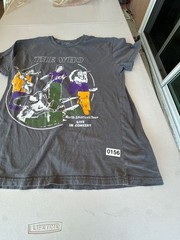 The Who North American Tour Live In Concert Graphic T-Shirt Gray Size XL.