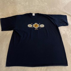 Vintage Yazbek Arizona Kokopelli Southwest Graphic T-Shirt Mens XL Navy Blue 90s