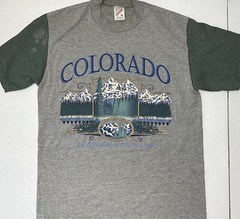 Vintage 90s Colorado Shirt Sz M Rocky Mountain National Park Graphic Tee USA