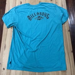 Billabong Men’s Lg Arch Mesh Loose Fit-Teal UPF 50+ Short Sleeve Surf-Tee UV
