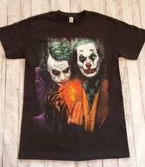 NEW- Joker’s- Heath Ledger & Joaquin Phoenix – T-SHIRT