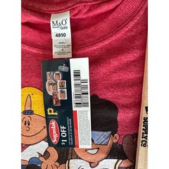M&O Gold Backyard Sports Pittsburgh Pirates Tee Mens Small Red NEW Graphic Shirt