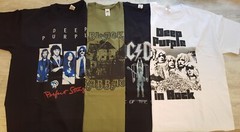 SALE 4 Music T shirts XL size D Purple B Sabbath AC DC ZM37