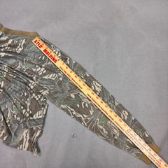 Vintage Mossy Oak Shirt Mens XL Brown Original Tree Stand Ringer Ace Sportswear