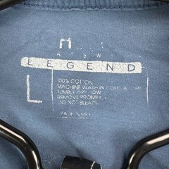 Legend Mens Crested Butte Colorado Mountain Pocket T-Shirt Blue Size L Cotton
