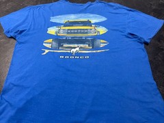 Jedco Blue T-Shirt w/ 2021-2025 Ford Bronco Beach Surf Boards w/ Script 3XL