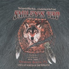 Daytona Bike Week Shirt Mens Large Gray Y2K Wolf Feathers Motorcycle Biker