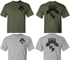 US Army Ranger DUI Shirt, ARMY Ranger Performance shirt, 75th Ranger Regiment