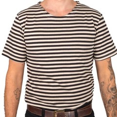 Russian Marines T-Shirt – Black Stripes Telnyashka Military Sailor Army Genuine