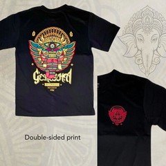 Ganesha T-Shirt Large Diwali Hindu Ganesha Statue Art Hippie Boho Festival