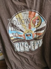 Buc-ee’s Unisex XL Gray Red Vintage Truck Graphic Print T-Shirt