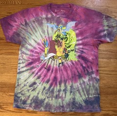 Rick And Morty Adult Swim Ripple Junction￼2019 T-shirt Size Large Tee Tie Dye
