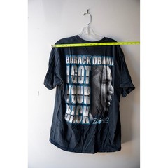 Vintage Barack Obama 2012 T-Shirt The Power of Change I Got Your Back Black XL
