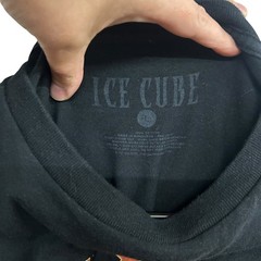 Ice Cube Black Graphic Rap Tee L Hip Hop Streetwear Y2K Rapper Music Band Tour