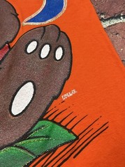 Vintage 90s Trick Or Treat Halloween Bear FREEZE All Over Print T-Shirt Size XL